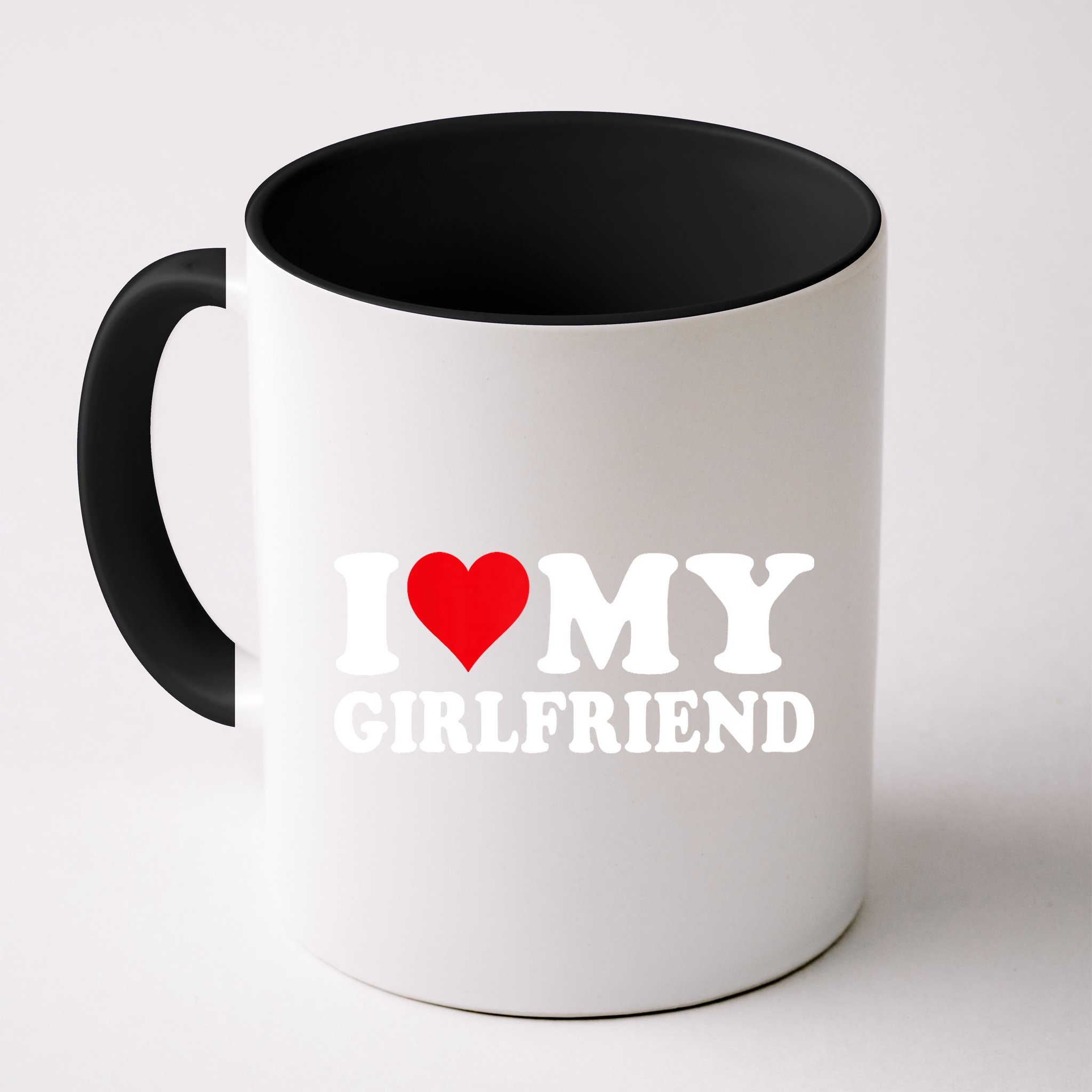 I Love My Girlfriend I Heart My Girlfriend I Love My GF Mug