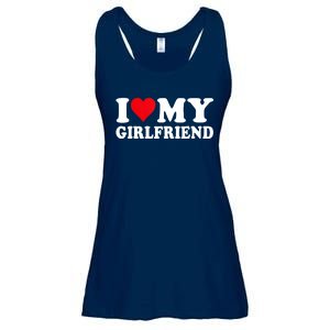 I Love My Girlfriend I Heart My Girlfriend I Love My GF Ladies Essential Flowy Tank