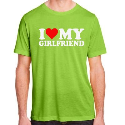 I Love My Hot Girlfriend I Heart My Hot Girlfriend Gf Adult ChromaSoft Performance T-Shirt