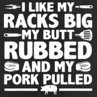 I Like My Racks Big My Butt Rubbed & Pork Pulled BBQ Microfiber Hand Towel