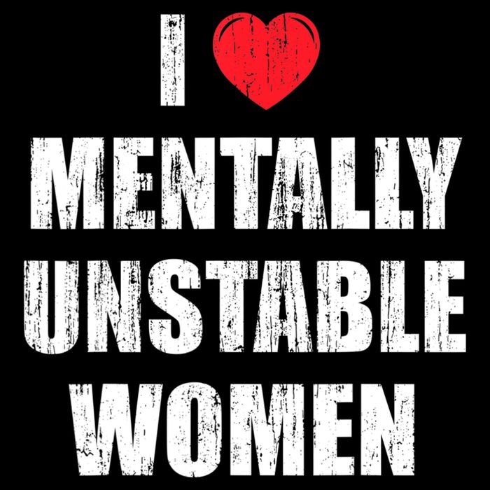 I Love Mentally Unstable Women 16 in Basic Backpack