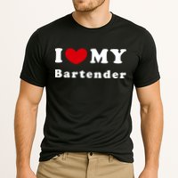 I Love My Bartender I Heart My Bartender Meaningful Gift Cooling Performance Crew T-Shirt