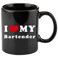 I Love My Bartender I Heart My Bartender Meaningful Gift 11oz C Handle Ceramic Mug
