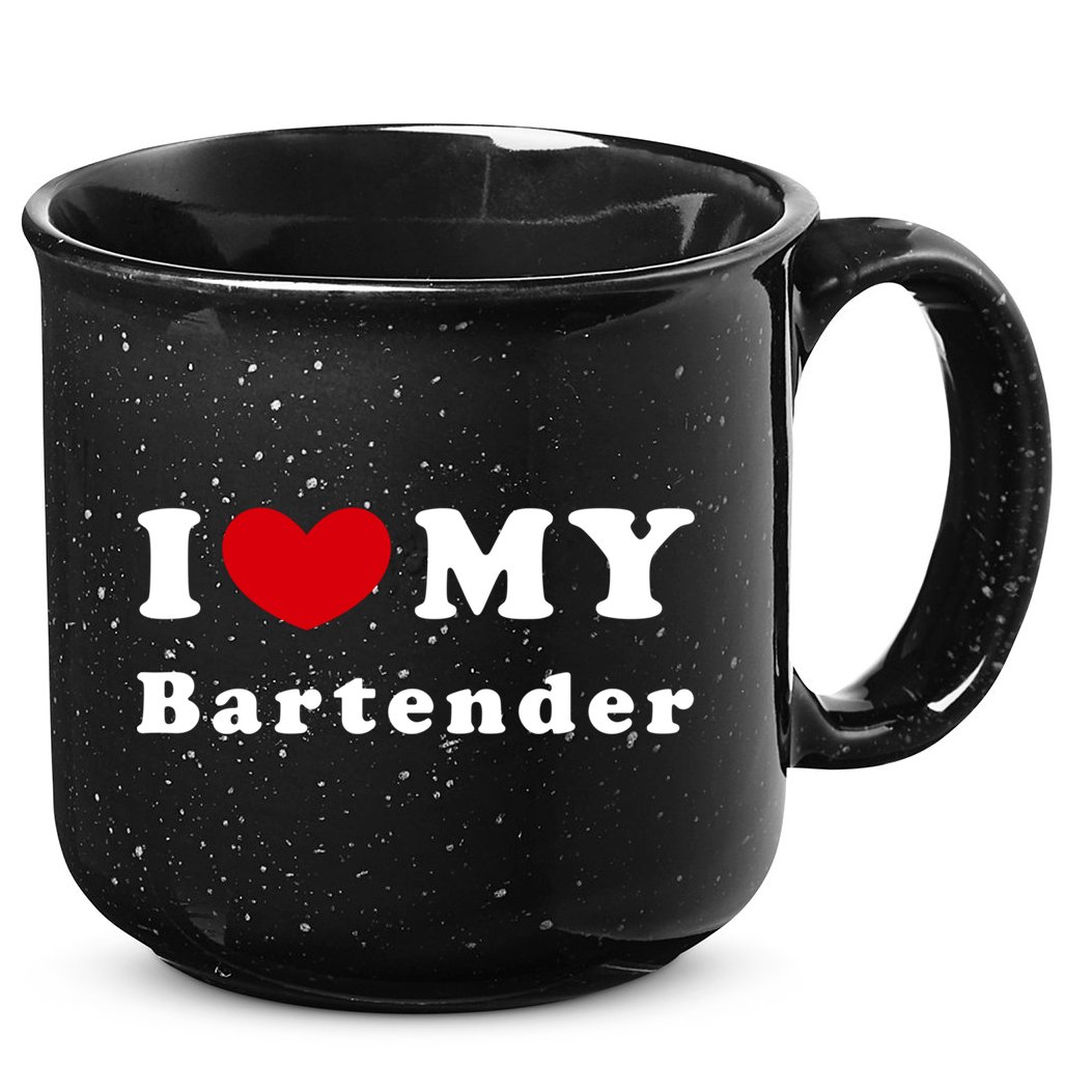 I Love My Bartender I Heart My Bartender Meaningful Gift 15oz Campfire Ceramic Mug