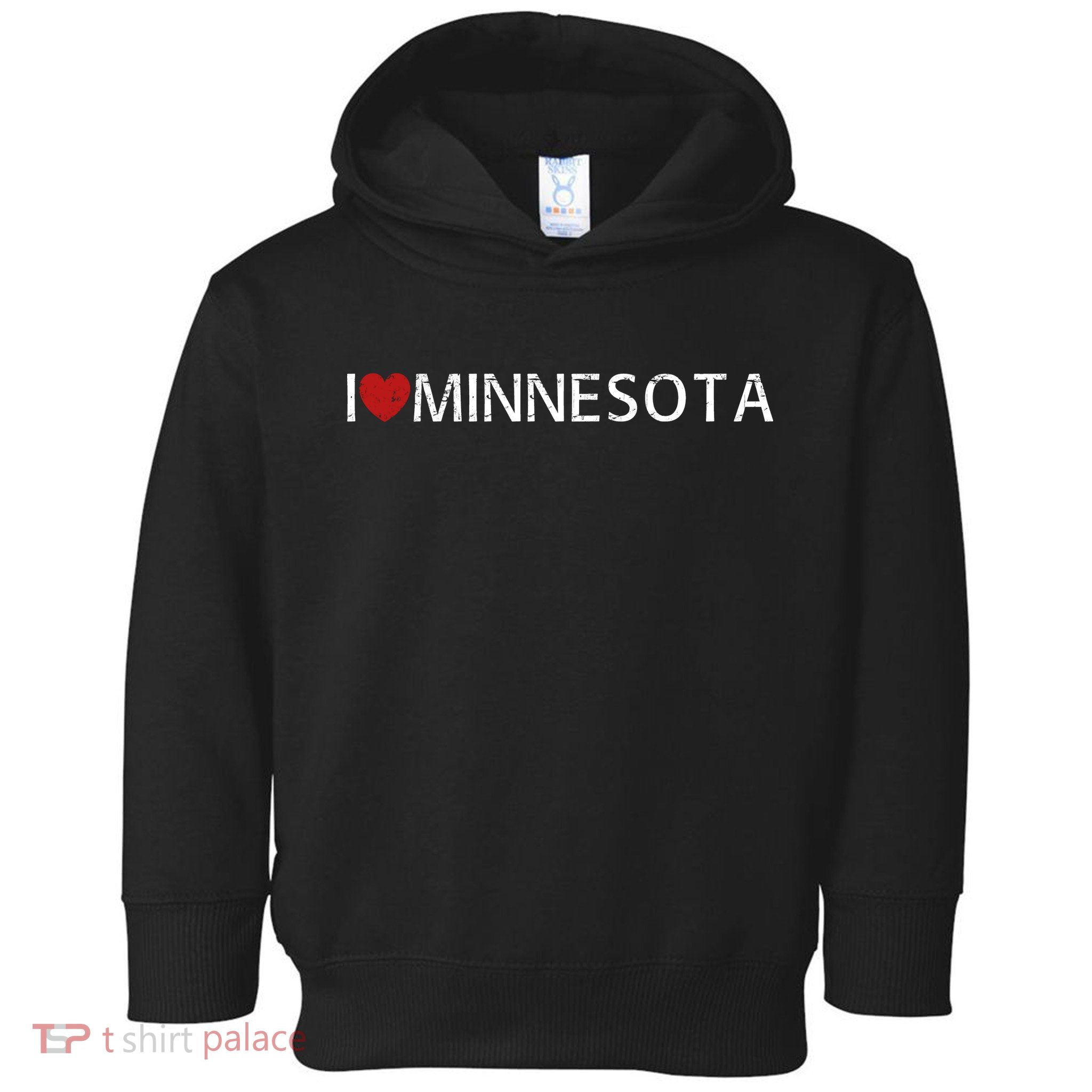 I Love Minnesota Toddler Hoodie