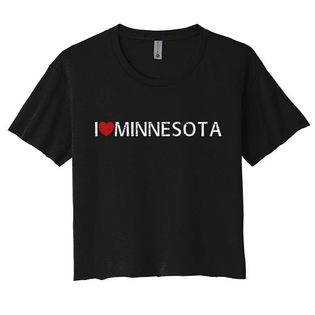 I Love Minnesota Crop Top