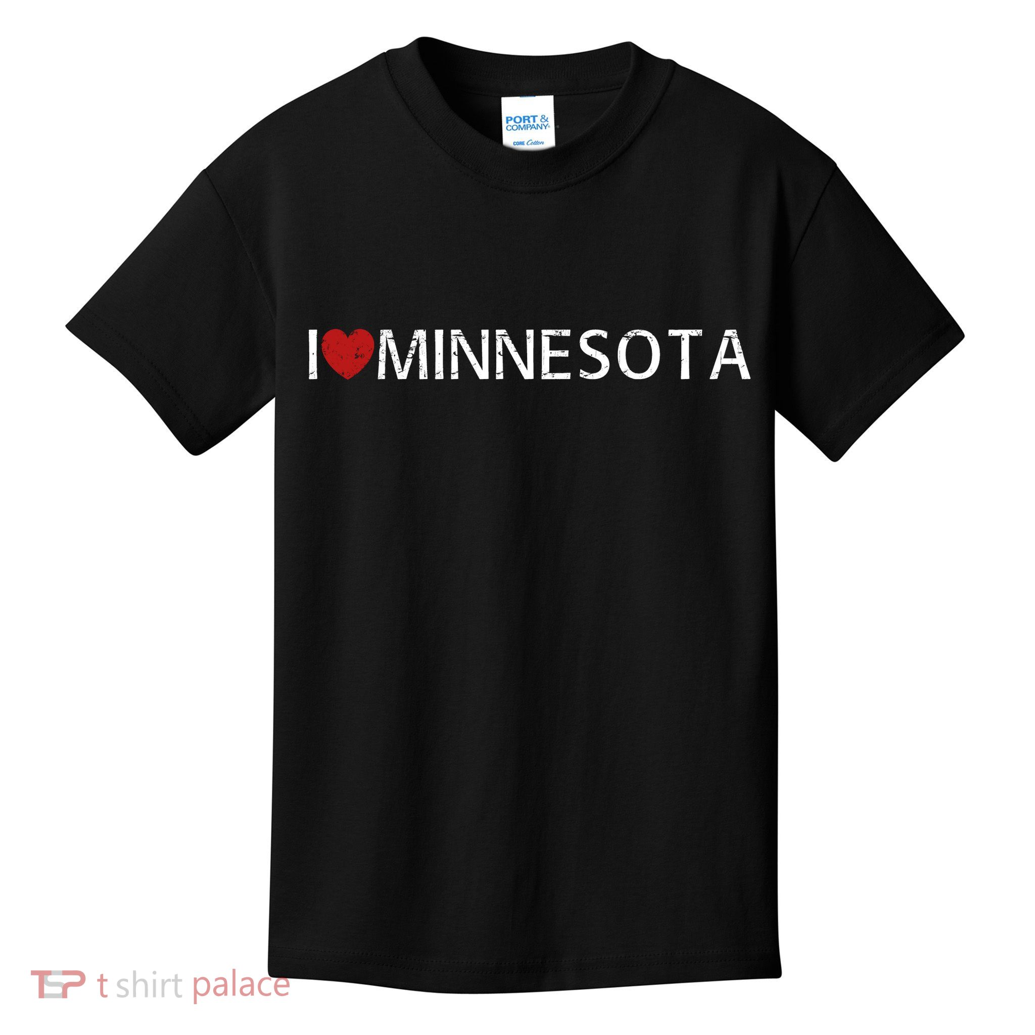 I Love Minnesota Kids T-Shirt