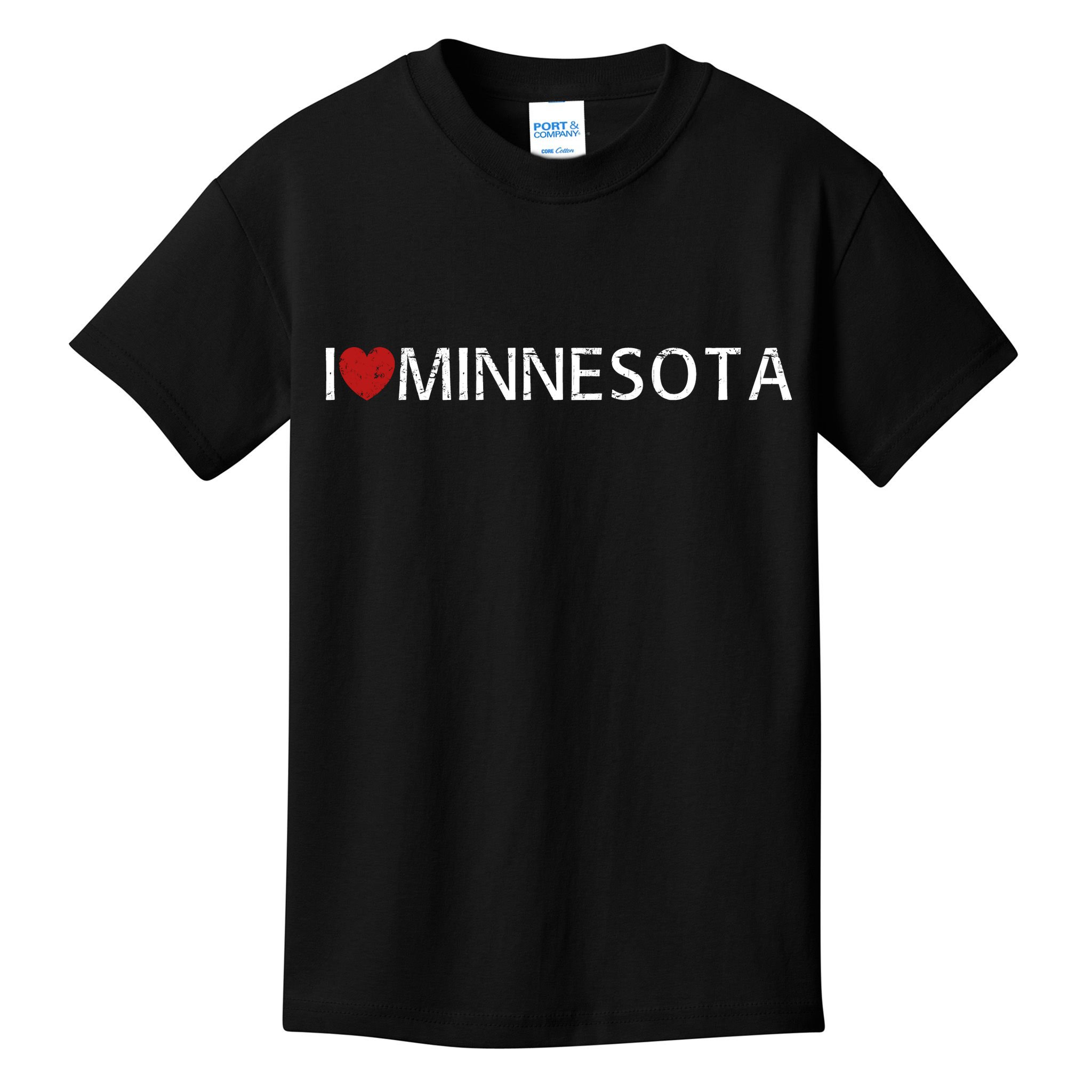 I Love Minnesota Kids T-Shirt