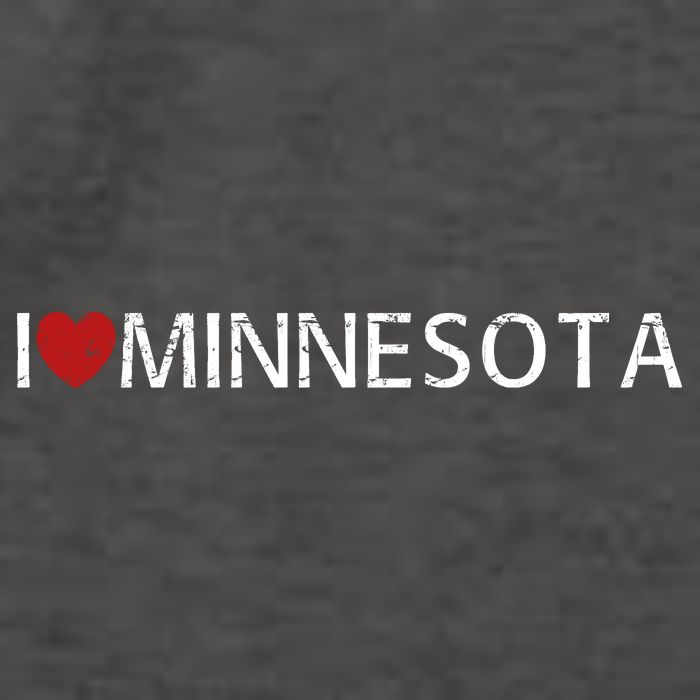 I Love Minnesota Vector Backpack