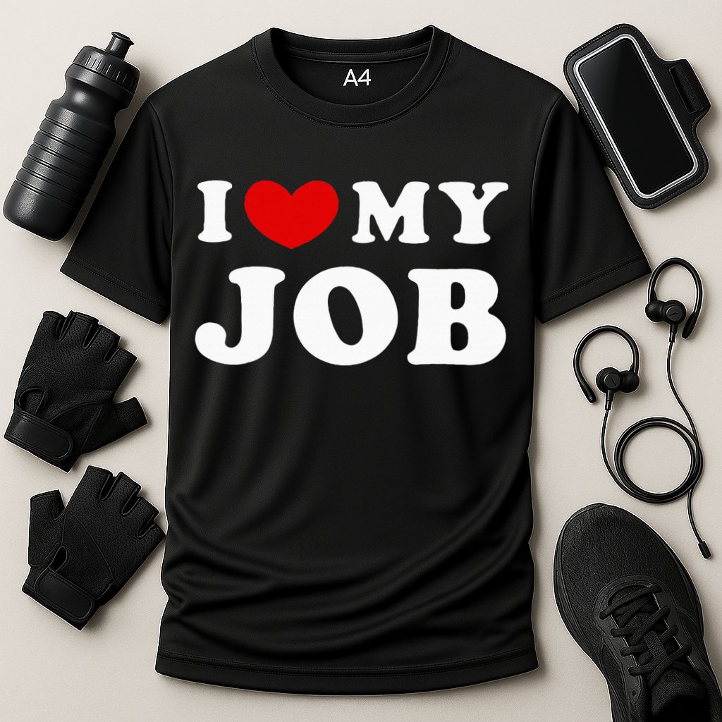I Love My Job I Heart My Job Cooling Performance Crew T-Shirt