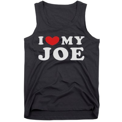 I Love My Joe, I Heart My Joe Tank Top