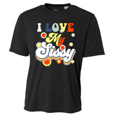 I Love My Sissy Sisterly Love Brother Sister Day Big Sis Cooling Performance Crew T-Shirt