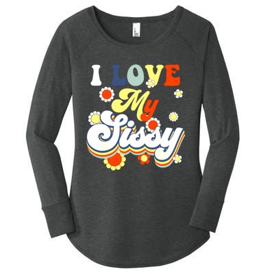 I Love My Sissy Sisterly Love Brother Sister Day Big Sis Women's Perfect Tri Tunic Long Sleeve Shirt