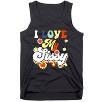 I Love My Sissy Sisterly Love Brother Sister Day Big Sis Tank Top