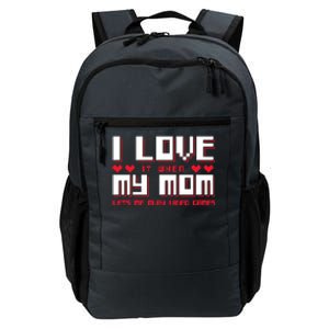 I Love My Mom Gift Gaming Cool Gift Daily Commute Backpack