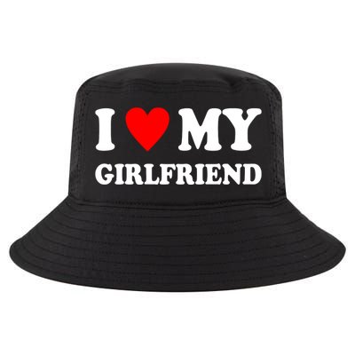 I Love My Girlfriend Heart Boyfriend Couples Cool Comfort Performance Bucket Hat