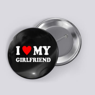 I Love My Girlfriend Heart Boyfriend Couples Button