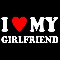 I Love My Girlfriend Heart Boyfriend Couples 16 in Basic Backpack