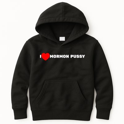 I Love Mormon Pussy Shirt Funny Meme Kids Hoodie