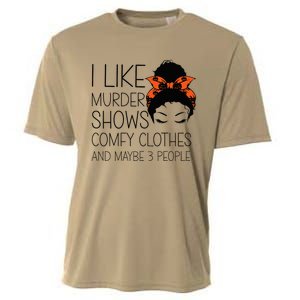 I Like Murder Shows Comfy Clothes 3 People Halloween Comfy Cooling Performance Crew T-Shirt