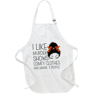 I Like Murder Shows Comfy Clothes 3 People Halloween Comfy Apron