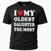 I Love My Oldest Daughter The Most Father's Day Heart Cooling Performance Crew T-Shirt