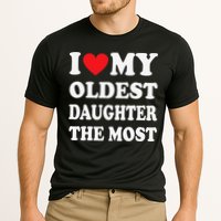 I Love My Oldest Daughter The Most Father's Day Heart Cooling Performance Crew T-Shirt
