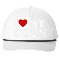 I Love My Hispanic Boyfriend Snapback Five-Panel Rope Hat