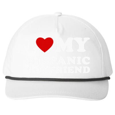 I Love My Hispanic Boyfriend Snapback Five-Panel Rope Hat