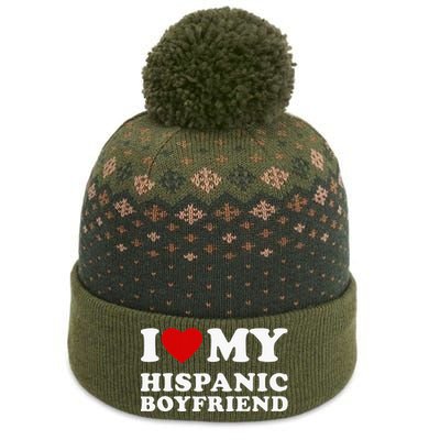 I Love My Hispanic Boyfriend The Baniff Cuffed Pom Beanie