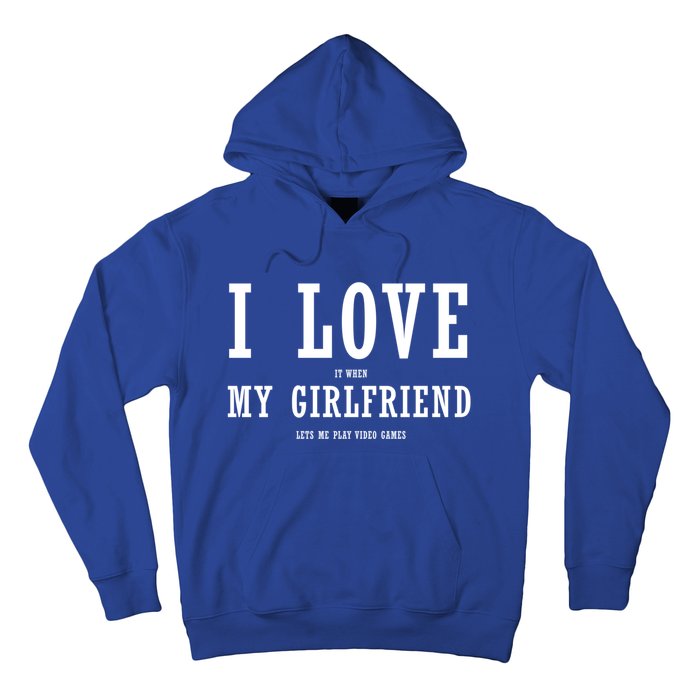 I Love My Friend Funny Video Gaming Gamer Gift Cute Gift Hoodie