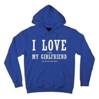 I Love My Friend Funny Video Gaming Gamer Gift Cute Gift Tall Hoodie