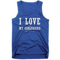 I Love My Friend Funny Video Gaming Gamer Gift Cute Gift Tank Top