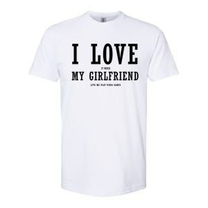 I Love My Friend Funny Video Gaming Gamer Gift Cute Gift Softstyle CVC T-Shirt