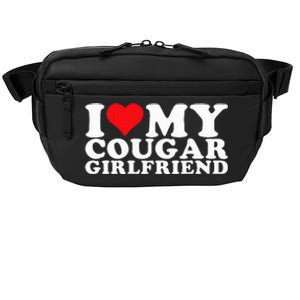 I Love My Cougar Girlfriend I Heart My Cougar Girlfriend GF Crossbody Pack