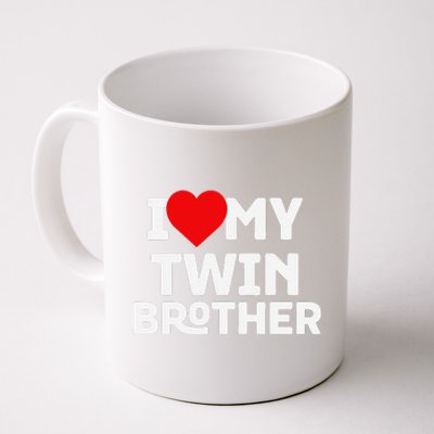 I Love My Twin Brother Twin Lovers Day Whacky Twin Coffee Mug