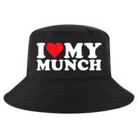 I Love My Munch I Heart My Munch For Munching Lover Cool Comfort Performance Bucket Hat