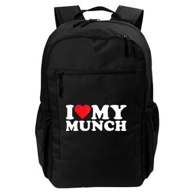 I Love My Munch I Heart My Munch For Munching Lover Backpack