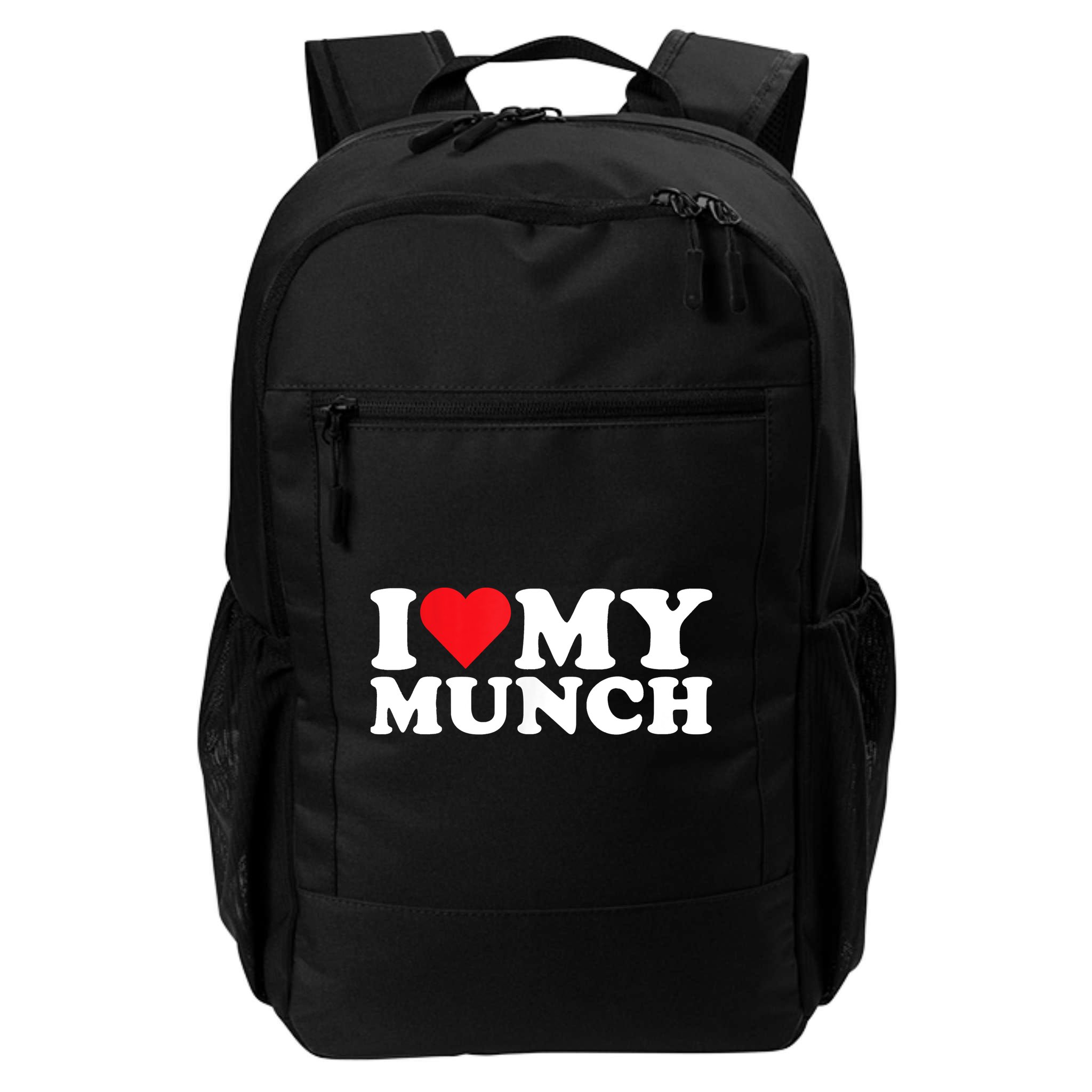I Love My Munch I Heart My Munch For Munching Lover Backpack