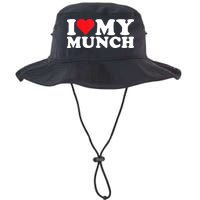 I Love My Munch I Heart My Munch For Munching Lover Bucket Hat