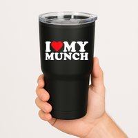 I Love My Munch I Heart My Munch For Munching Lover Tumbler