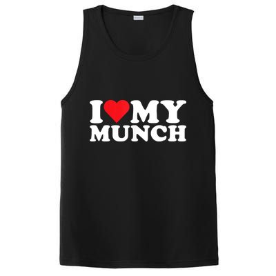 I Love My Munch I Heart My Munch For Munching Lover PosiCharge Competitor Tank