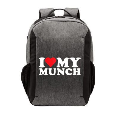 I Love My Munch I Heart My Munch For Munching Lover Vector Backpack