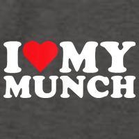 I Love My Munch I Heart My Munch For Munching Lover Vector Backpack