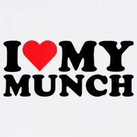 I Love My Munch I Heart My Munch For Munching Lover Garment-Dyed Sweatshirt