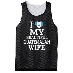 I Love My BEAUTIFUL Guatemalan WIFE Funny Couple Mesh Reversible Basketball Jersey Tank