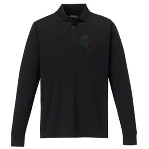 i love my girlfriend gf i heart my girlfriend gf Performance Long Sleeve Polo