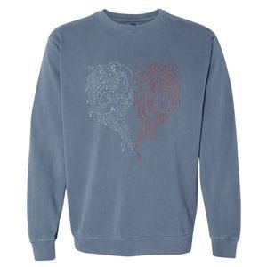 i love my girlfriend gf i heart my girlfriend gf Garment-Dyed Sweatshirt