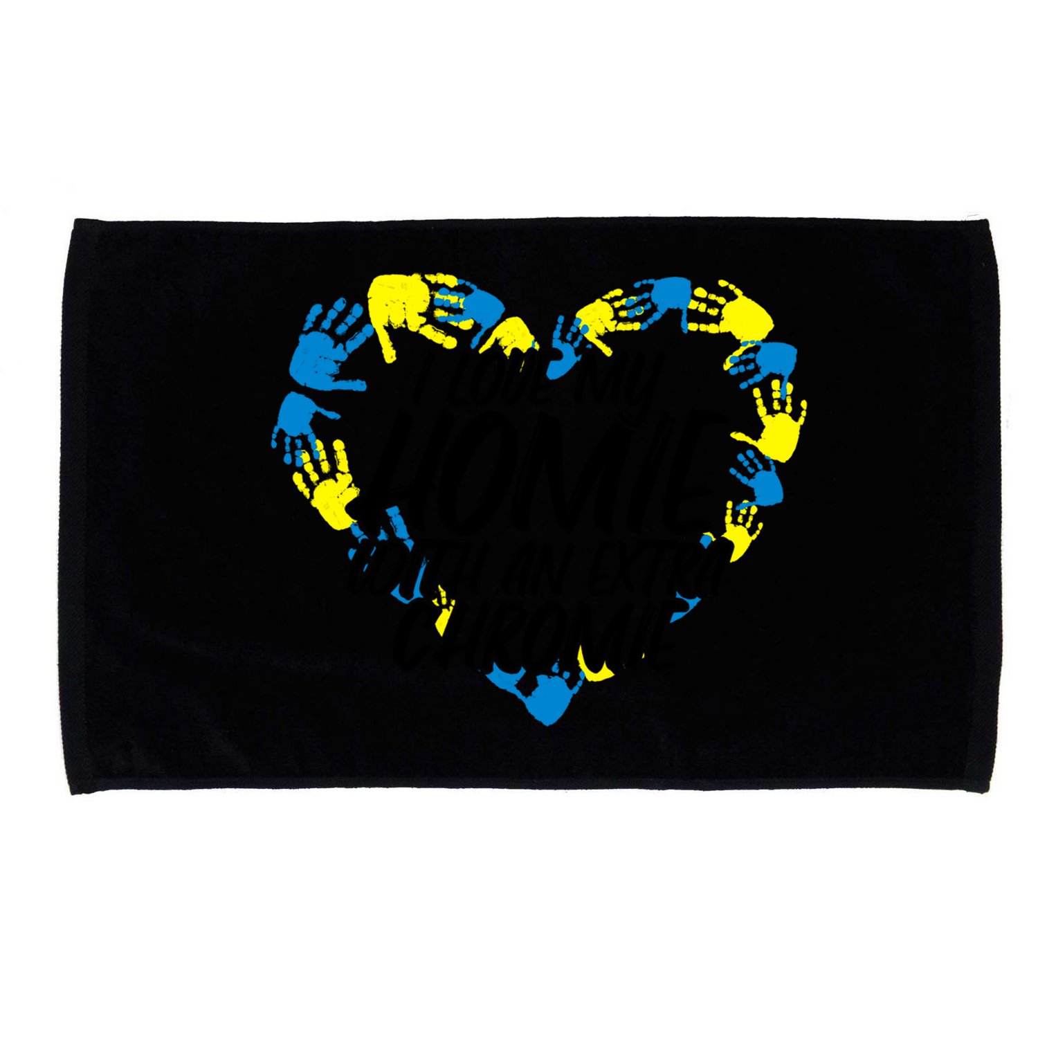 I Love My Homie With An Extra Chromie Great Gift Microfiber Hand Towel