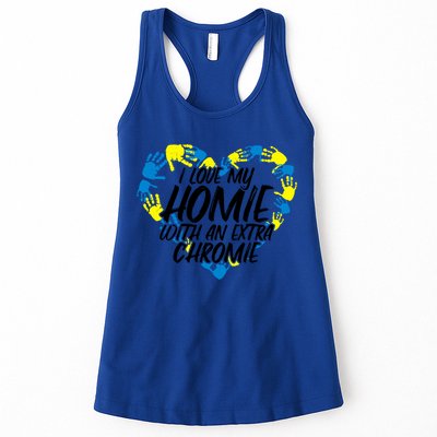I Love My Homie With An Extra Chromie Great Gift Womens Tank Top